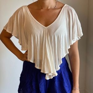 White High Low Top size Medium